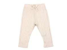 MarMar cream taupe pointelle rib bukser modal